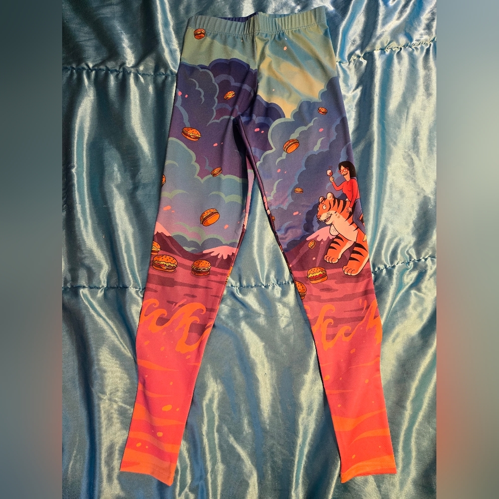 LootWear Bob's Burgers Leggings Size Medium